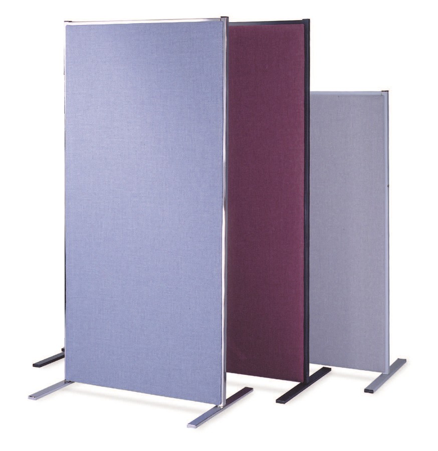 Section Fabric Covered Room Divider Panels Accent Environments